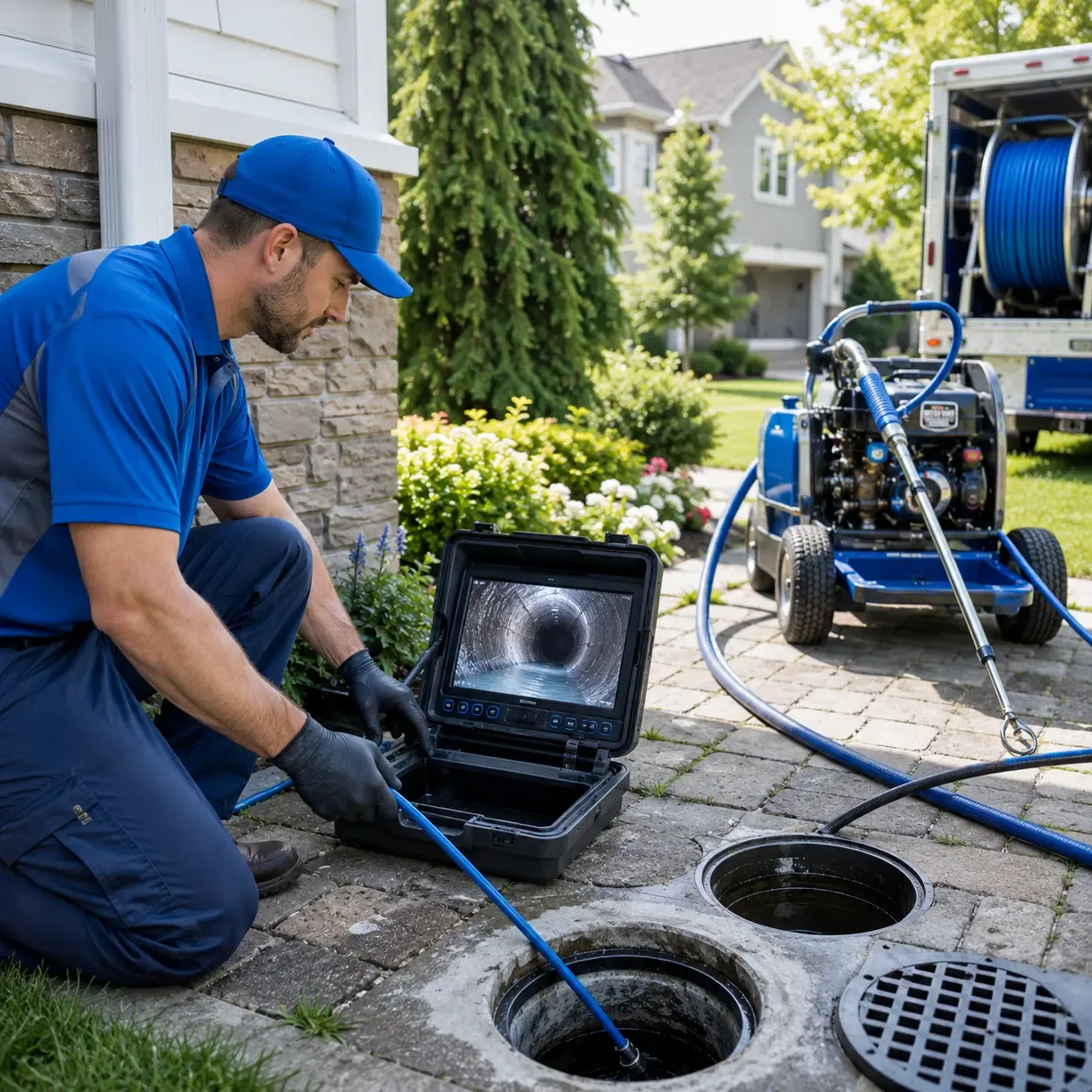 Outdoor drain cleaning professionals serving Ellendale, TN