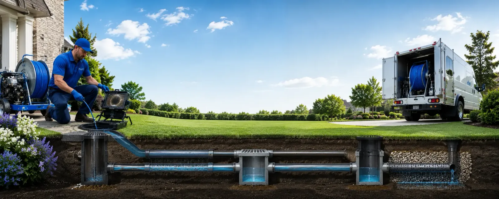 Outdoor drain cleaning information for Ellendale, TN